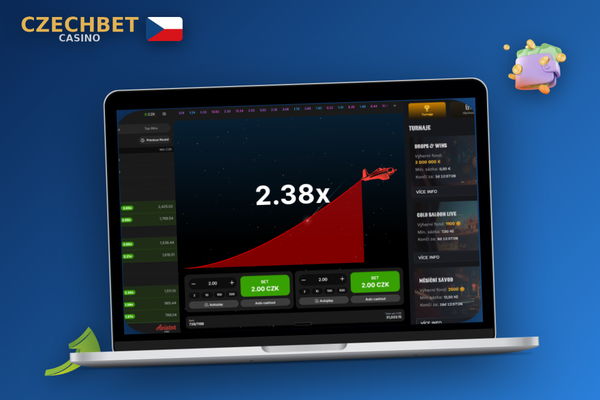 Hráč plánuje bankroll strategii pro Aviator demo v Czechbet Casino