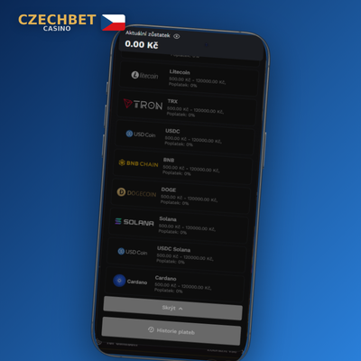 Bankovní převod pro vyšší částky v Czechbet Casino — bezpečně a spolehlivě