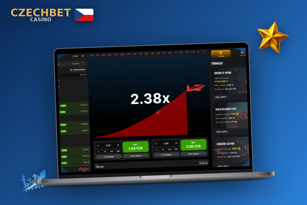 Jeden účet Czechbet Casino synchronizovaný mezi počítačem a mobilní aplikací