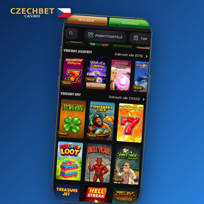 300 free spinů zdarma na vybrané sloty v uvítacím balíčku Czechbet Casino