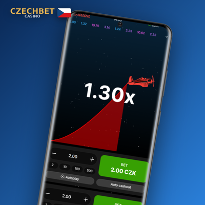 Rychlé crash hry jako Aviator s okamžitým výsledkem v Czechbet Casino online
