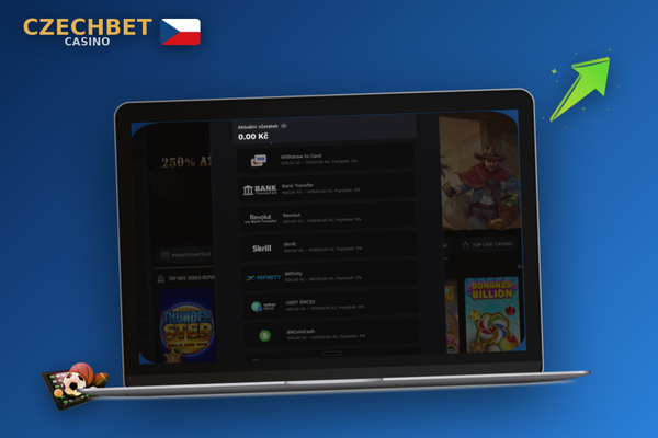 KYC ověření totožnosti při prvním výběru výher v Czechbet Casino