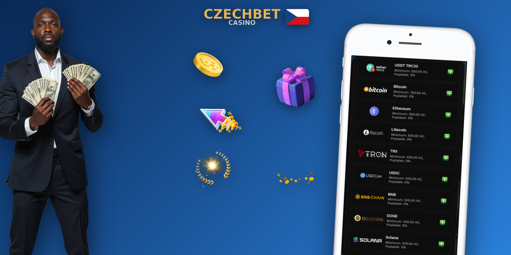 Přehled možností vkladu a platebních metod dostupných v Czechbet Casino
